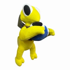 Rainbow Friends 9 inch Yellow Holding Blue Roy & Charcle Phatmojo Plush