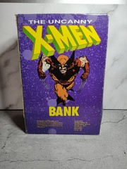 1990 X-Men Wolverine Coin Bank Vinyl Piggy Bank X-Men Vintage Usa Marvel Comics