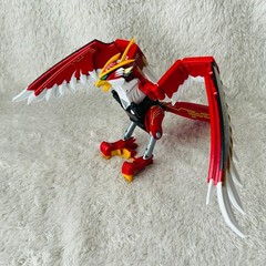 BANDAI Megazord Power Rangers Wild Force Sentai Gaoranger Gao Hunter Mini pla