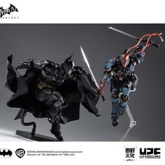 LPZZ 1/12 Batman Arkham Knight & Deathstroke Set of 2 Action Figures V8.04 New