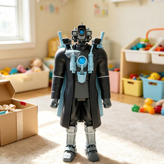 Skibidi Toilet Series Titan Cameraman Action Figure Toy 24 Inch Large Size