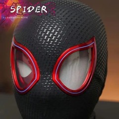Electric Spider Cosplay Mask Movable Eyes Halloween Costume Helmet Toy Gift