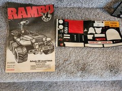 Vintage – RAMBO – Defender – 6×6 Assault Vehicle – NEAR Complete – Coleco
