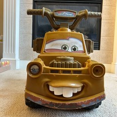 Disney Pixar Cars Tow Mater 6V Battery Powered Ride On Read Description