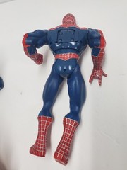 *WORKS* Marvel 2002 SpiderMan Kicking Punching 13″ Hero Action Figure Tobey