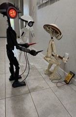Life-Size Pit Droid Replica w LED eye | 3D Printed Star Wars Prop Display Model