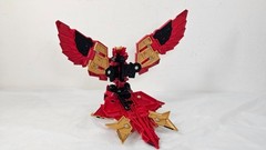 Metal Cardbot W: Ignix – Premium Transforming Fire-Phoenix Mecha Guardian K-toy