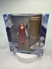 Doctor Who Castrovalva Fifth 5th Dr w Master’s TARDIS Action Figure Set NEW Nice