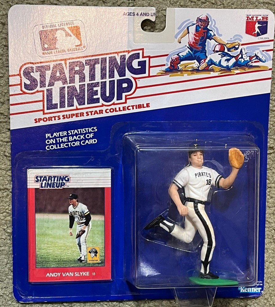 1988 ANDY VAN SLYKE Pittsburgh Pirates Rookie Starting Lineup High Condition!!
