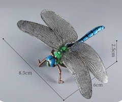 Dragonfly Insect Animal Toy PVC Action Figure Doll Kids Toys Party Gifts