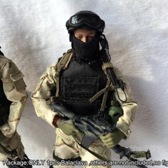 Handmade 1/12 Scale Balaclava Hat Face Mask Scarves For 6″ CrazyFigure Accessory