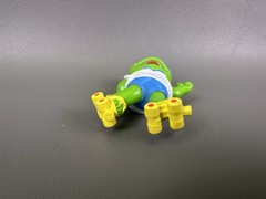 Vintage 1986 Muppet Babies Kermit The Frog Roller Skating 2.5” PVC Figure Cake X