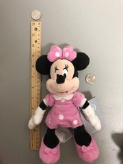 Disney Store Minnie Mouse Pink Dress Mini Bean Bag Plush – NEW with Tags