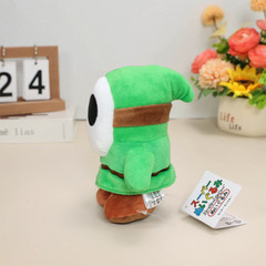 5X Black Green Yellow Blue Red Shy Guy Super Mario Bros Plush Toy Figure Doll 6″