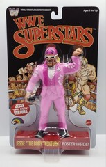 WWE SUPERSTARS JESSE “THE BODY” VENTURA BLUE & BLACK CHASE CARDS Mattel LJN MOC