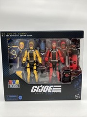 HASBRO G.I. JOE CLASSIFIED SERIES #169 GI JOE DIVER VS COBRA DIVER 2-PACK!!!