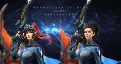 WINDSEEKER Ghost Nova Terra 1/4 Resin Statue Model GK Painted 62cm WD Presale