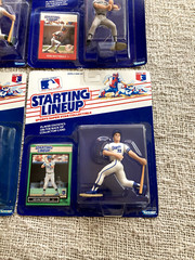 Lot of 8 Starting Lineup Figures 1988-1989 McGwire Seitzer Puckett Saberhagen