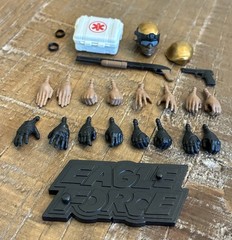 Fresh Monkey Fiction Eagle Force Accessories Kit 24 Pcs Brand New