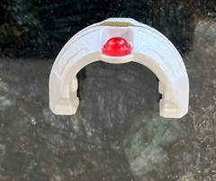 White Tigerzord Mighty Morphin Power Rangers 1994 Crown Helmet Head Part Vintage