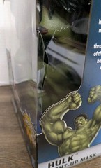 Hasbro Marvel Avengers Hulk Light Up Mask Green Glowing Eyes Toy 2012 – NEW
