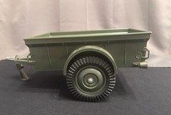 VINTAGE 1964 ORIGINAL GI JOE JEEP 7000 w/TRAILER/SEARCH LIGHT/RECOILESS CANNON