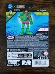 3-PK SONIC Hedgehog DC Comics 2.5″ Eggman Lex Knuckles Superman Silver Lantern