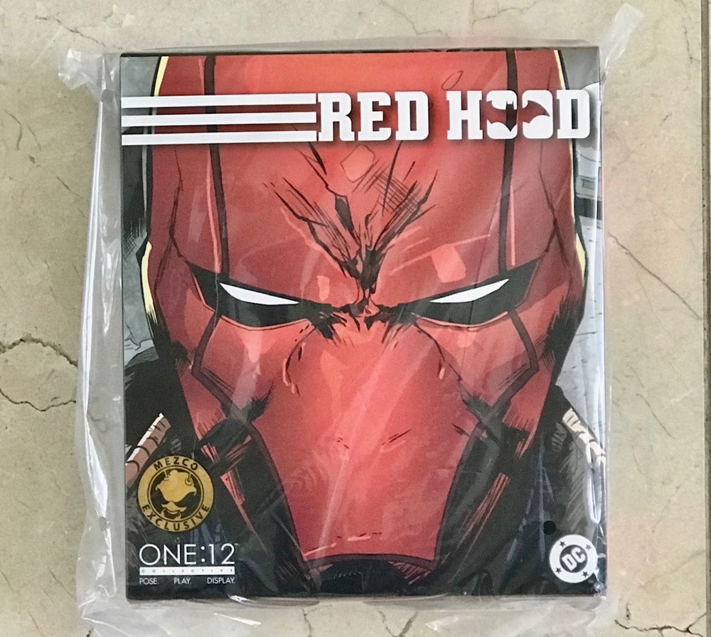 MEZCO RED HOOD ONE : 12 EXCLUSIVE DC ARKHAM KNIGHT LIMITED EDITION WOW
