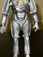 Doctor Who Cyberman Cyber Controller Figure Blue Eyes Variant Exposed Brain