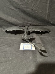 2013 Toothless Wild Night Fury missile fire attack action figure 11″ black tail