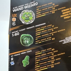 Beyblade X Wand Wizard 1-60R Green Hasbro Takara Tomy Booster Pack Wizard Rod