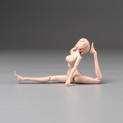 US 86TOYS 1:12 T86-ST03-A Pale Skin Large Bust 6in Female Joint Figure Head Body