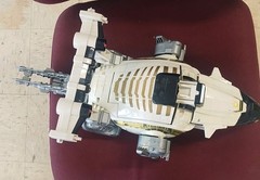 Power Rangers In Space Silver Titanus Carrier Zord with Damaged Box (As-Is)