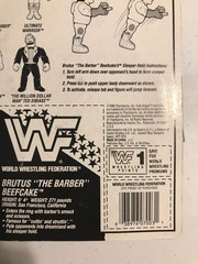 WWF Hasbro BRUTUS THE BARBER BEEFCAKE Series 1 First Edition – RARE!