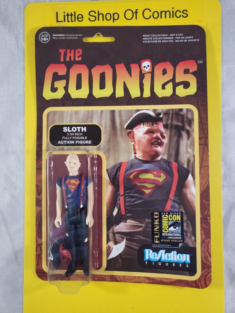 The Goonies Sloth Superman Shirt ReAction Figure 2014 SDCC Exclusive
