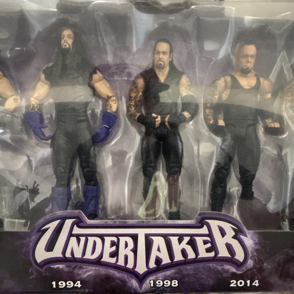 Highly Collectible Mattel Undertaker Action Figure Set