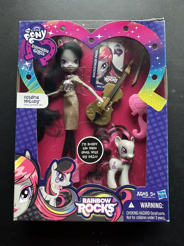 My Little Pony Equestria Girls Rainbow Rocks Octavia Melody Doll & Pony Set 2014
