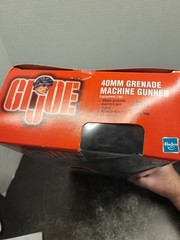 Vintage 2000 GI Joe 40MM Grenade Machine Gunner 12″ Action Figure Hasbro