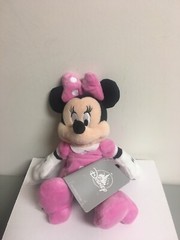 Disney Store Minnie Mouse Pink Dress Mini Bean Bag Plush – NEW with Tags