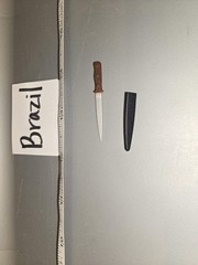 1/6 Scale WWII German Fighting Knife with Sheath – Brazil