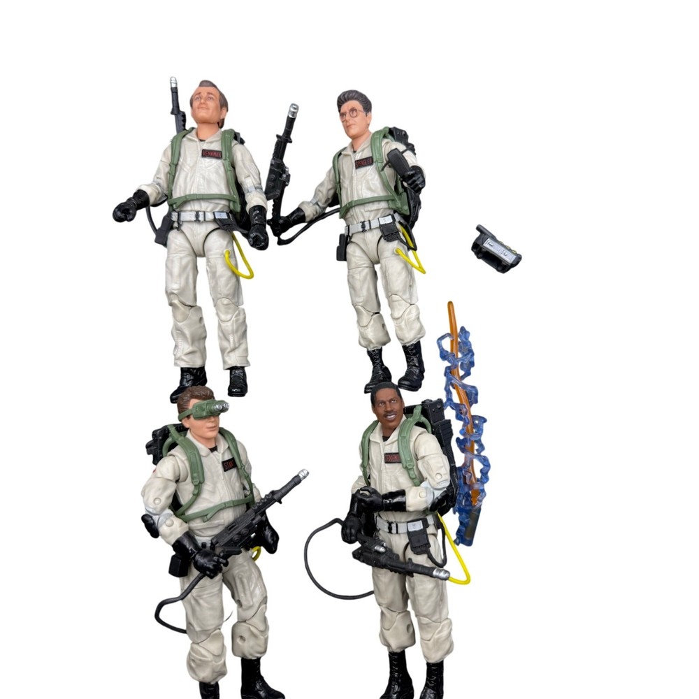 Hasbro Ghostbusters Plasma series lot of 4 Ray/Peter/Egon/Winston As Shown