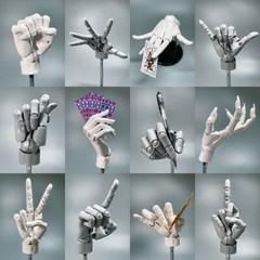 1:1 Hand Model Sculptures Movable Finger Joint Anime Painting Element Art Tool
