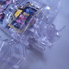 Super7 Cyborg Mighty Morphin Power Rangers Megazord Clear Figure – No Box