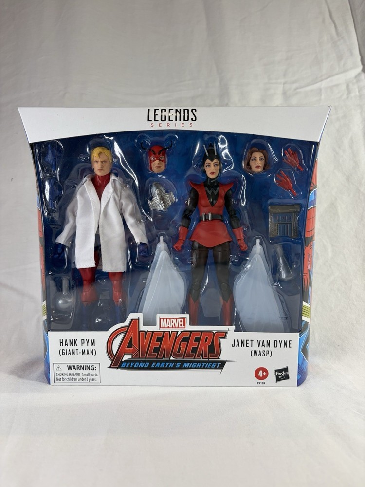 2024 Marvel Earth’s Mightiest Legends GIANT-MAN & WASP 6″ Hasbro Pulse 2-Pack