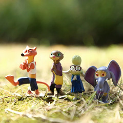 Amazing 12Pcs/Set Zootopia Animals Action Figure Toys Rabbit Judy Hopps Fox Nick