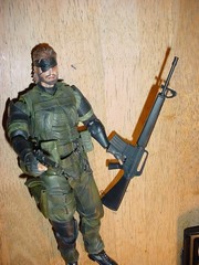 Play Arts Kai Metal Gear Solid Peace Walker Snake Jungle Fatigues Version LOOSE