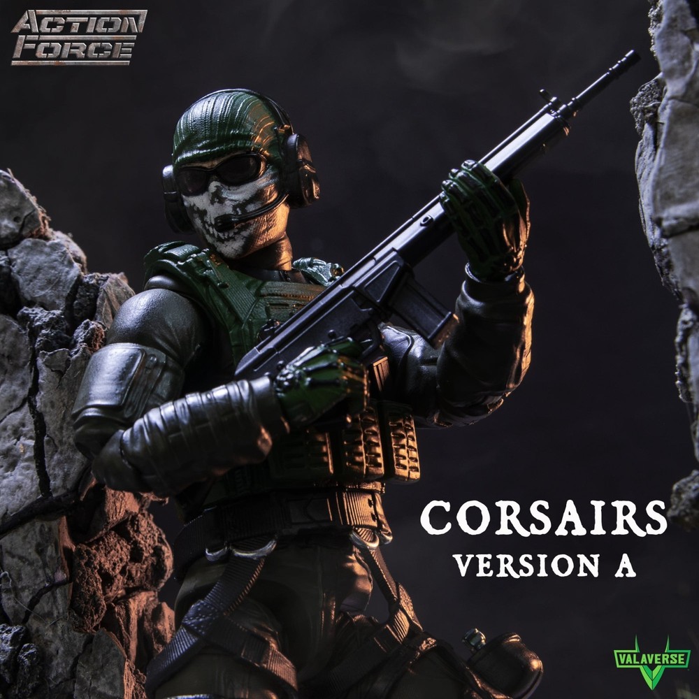 Valaverse The Black Action Force Corsairs Action Figure Version A