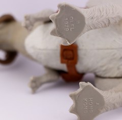 TAUNTAUN vintage Star Wars figure 1979 HK COO ESB closed belly original saddle