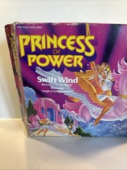 Vintage 1984 Princess Of Power Swift Wind Unicorn With Box & Doll
