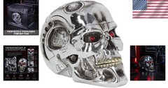 Silver Terminator T-800 Skull Storage Box